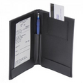 Bonded Leather Guest Check Presenter w/ 2 Horizontal & Credit Card Pockets